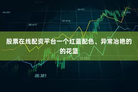 股票在线配资平台一个红蓝配色、异常冶艳的的花篮